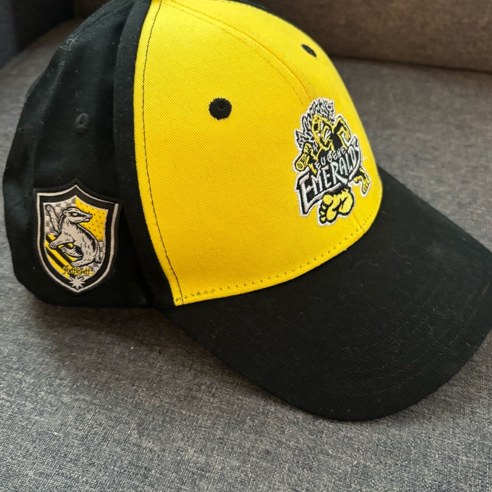 Eugene Emeralds Harry Potter Hufflepuff Snap Back Hat Pepsi 100% Cotton